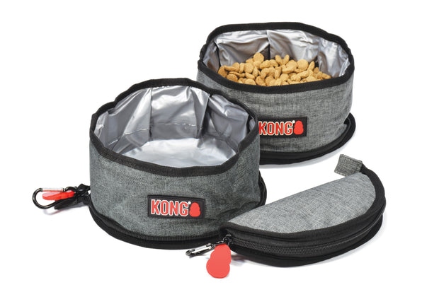 KONG Fold Up Travel Bowl Set